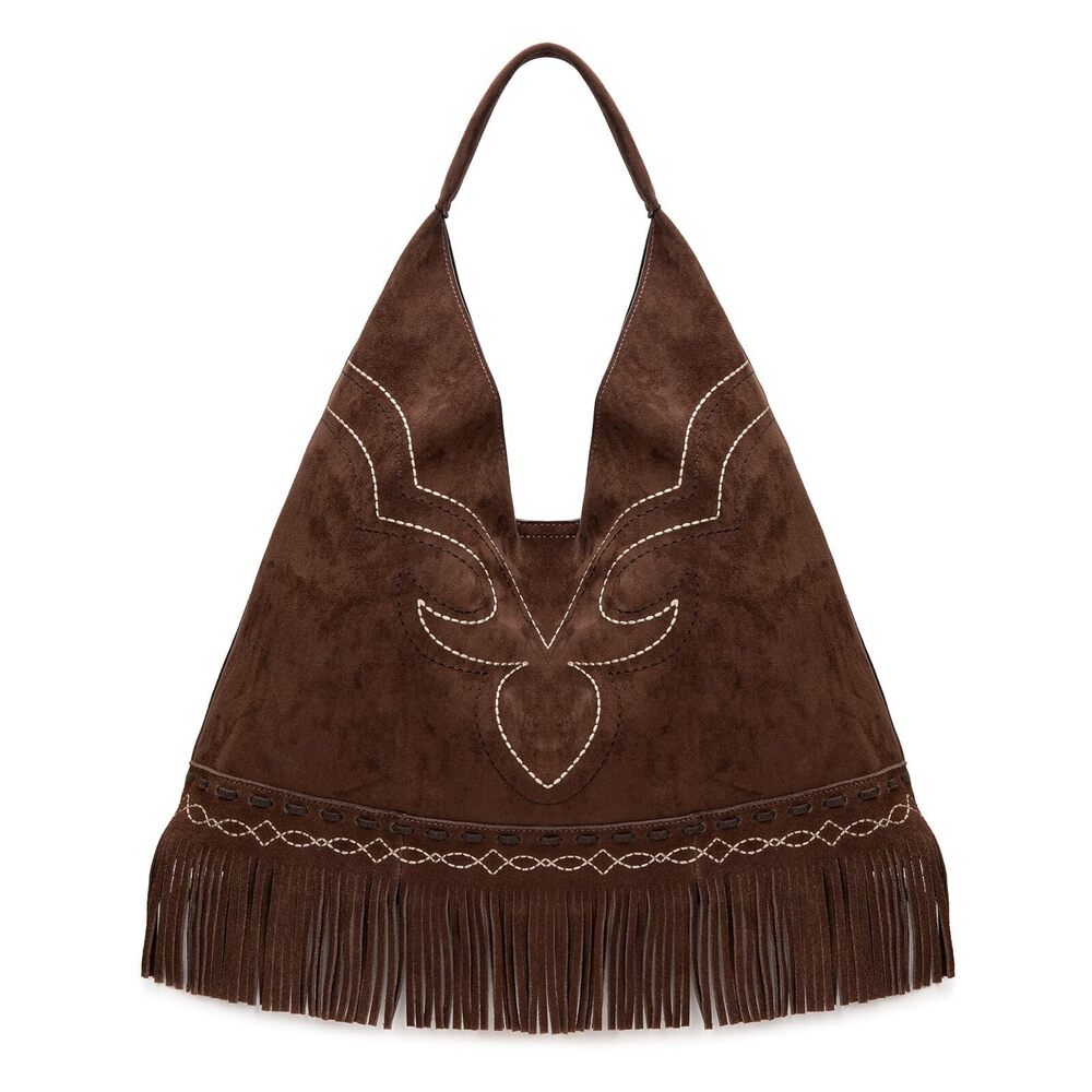 1149 Fringe Hobo Bags Large Western Shoulder Purses Top Handle Handbag